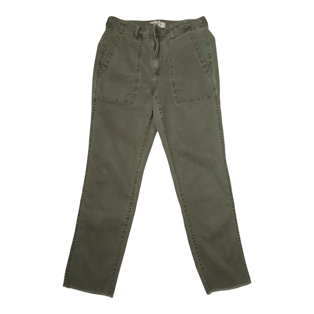 Madwell Slim Straight Utility Pant Womens 27 Gorpcore Utility Olive Green